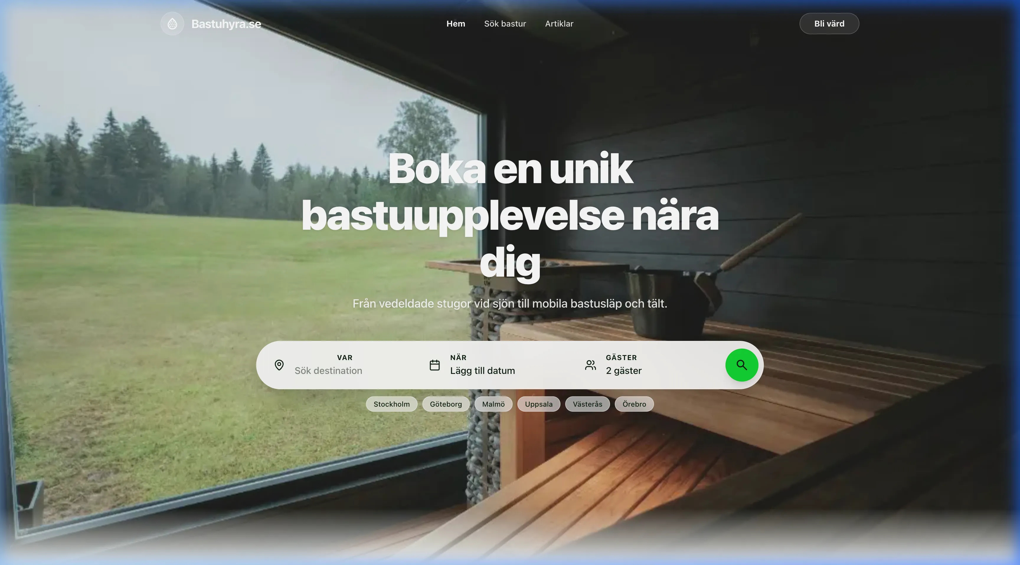 Bastuhyra website preview